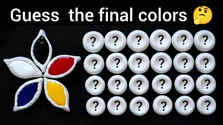 Color Mixing | Making 24 New Colors with only 5 Primary Colors ! | Colour mixing tutorial 