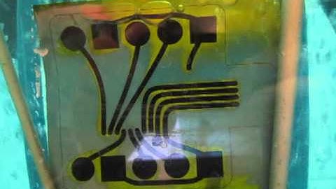 Etching Flex Circuit at Machwerk in Wedding