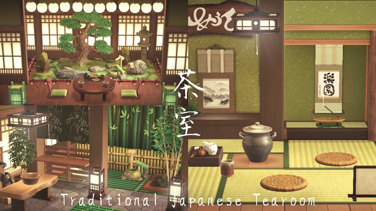 和風な茶室をつくる | Japanese Tearoom Interior Design | Animal Crossing New Horizons | あつ森