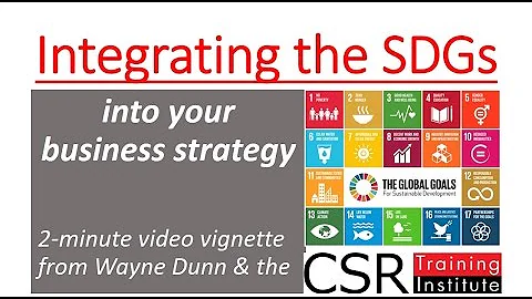 Integrating the SDGs into your business strategy
