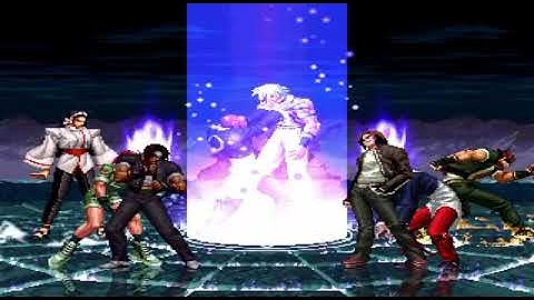 KOF MUGEN Tag Team  Kusanagi (CCI ME) & Orochi Leona VS Orochi Kyo (MA) & Orochi Iori (MA) (Remake)