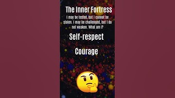 Stoic Riddle: The Inner Fortress: What cannot be taken from you?