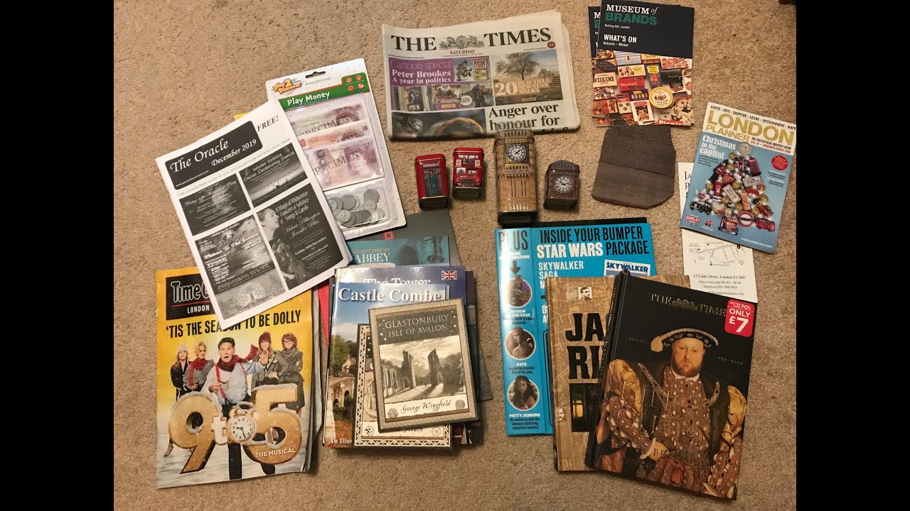 Unintentional ASMR: I Show You My London Trip Souvenirs