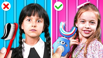 Wednesday vs Barbie in Jail 🚔 Cool Parenting Hacks