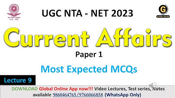 NTA UGC NET Paper 1 Preparation 2023 Current Affairs Expected Questions
