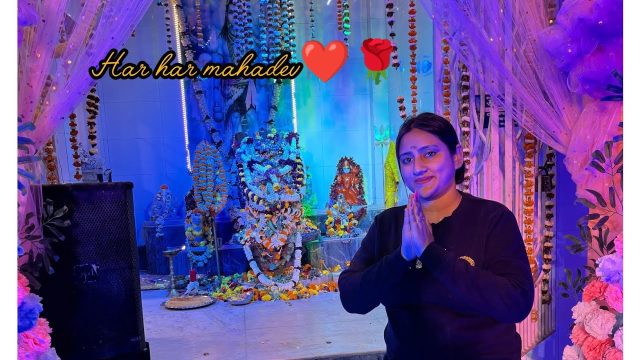 Humare colony ka varshik puja❤️✨🌹🕉️parar pujo😇har har mahadev🌹✨