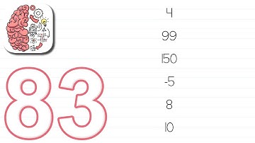 Brain Test Level 83 Walkthrough