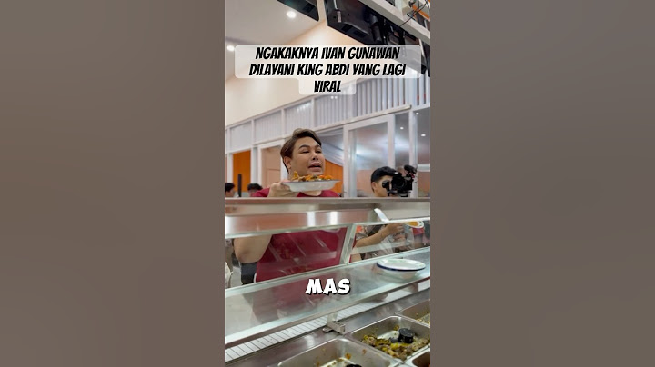 Ngakaknya Ivan Gunawan Pesan Nasi Dilayani King Abdi Yang Lagi Viral #ivangunawan