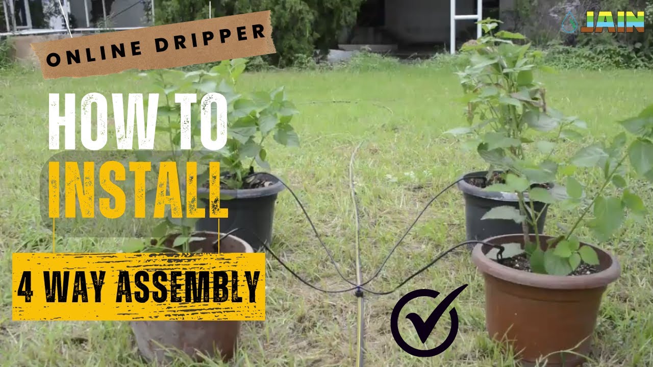 Online Dripper 4 Way Installation YouTube