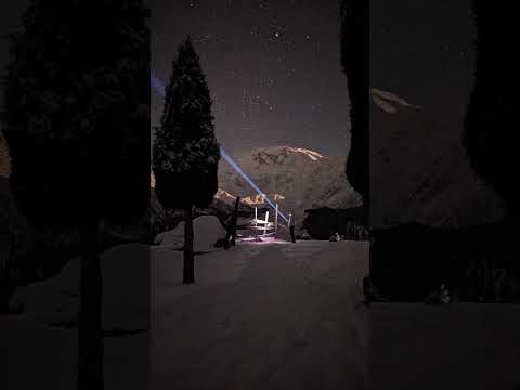 Chasing starry nights in the snowy mountains. 🌌🌨️" #shorts #subscribe #Awan Vloggers