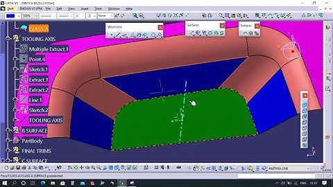 Plastic Trims designing B and C surface from A surface