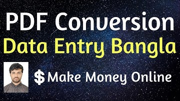 Data Entry Bangla Tutorial  |  $5 USD Data Entry Jobs for BEGINNERS | Make Money Online | Rh  Tech