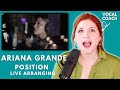 Vocal coach reacts to ARIANA GRANDE I Studio arranging "Positions"