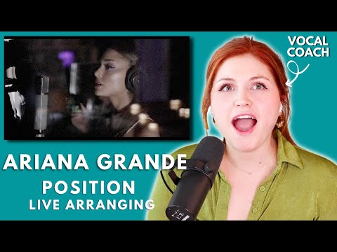 Vocal Coach Reacts To Ariana Grande I Studio Arranging Positions