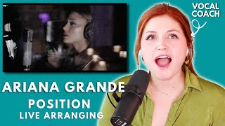 Vocal coach reacts to ARIANA GRANDE I Studio arranging \\