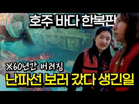 호주 바다에 무더기로 버려진 난파선 탐험하기