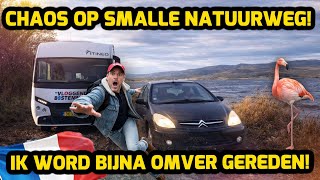 Download Lagu CHAOS OP SMALLE NATUURWEG! IK WORD BIJNA OMVER GEREDEN! #351 MP3