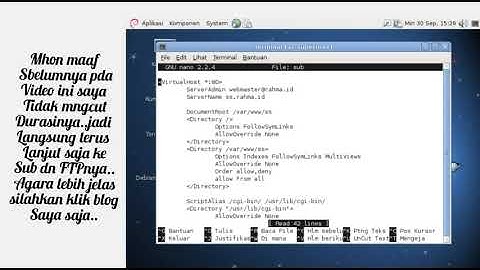 Tutorial Konfigurasi Web server, Database server, Subdomain dan FTP server ll DEBIAN 6 dg Virtualbox