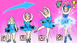 Barbie Contest | Elsa Growing Up and Needs To Makeover - Barbie BALLET Contest ❤️ Woa Doll Stories
