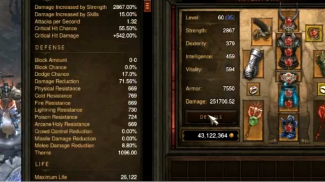 best 1 items diablo Mp10 for Gear How in million to gold 3 Diablo Barb 70 a