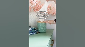 Which version of this IKEA hack is your favourite: the green holder or the woven holder? #IKEAhack