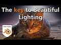 The key to beautiful lighting in blender