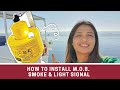 VLOG#3-HOW TO INSTALL MOB SMOKE & LIGHT | How to be a Third Mate Series | Show and Tell Shawntel