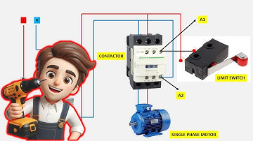 limit switch connection | Single phase motor