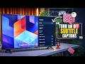 Enable or Disable Captions on Google TV in Seconds!