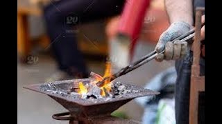 This demo shows the blacksmithing steps involved with creating coat hooks. www.metalmindforge.com.