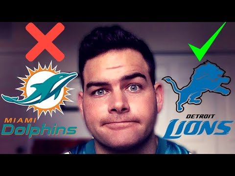 MIAMI DOLPHINS VS DETROIT LIONS REACTION
