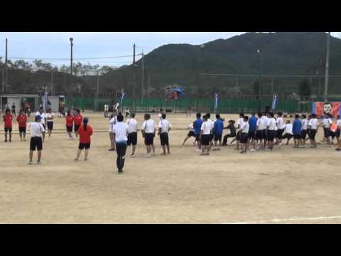 笠工2015体育大会綱引き決勝