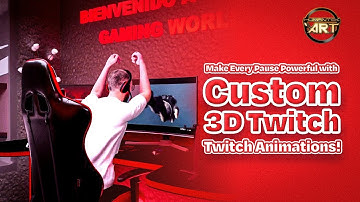 Custom 3D Twitch Animation | Make Every Pause Powerful! | Humantek Art