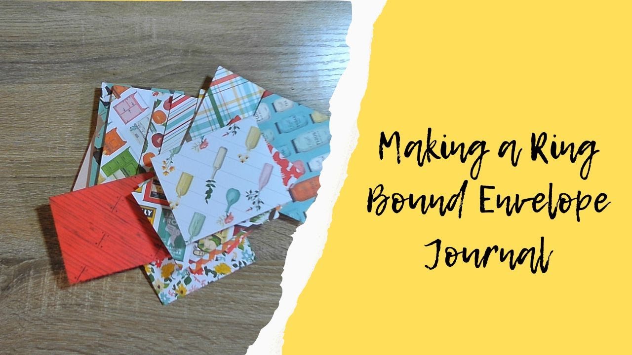 Making a Ring Bound Envelope Journal YouTube