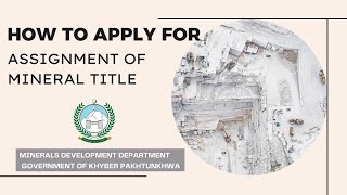 How to apply for Full Assignment of Mineral Titles