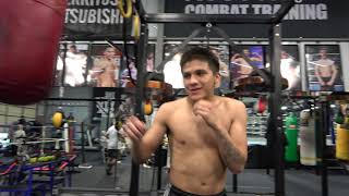 Mikey Garcia In Amazing Shape Working Double End Bag EsNews Boxing