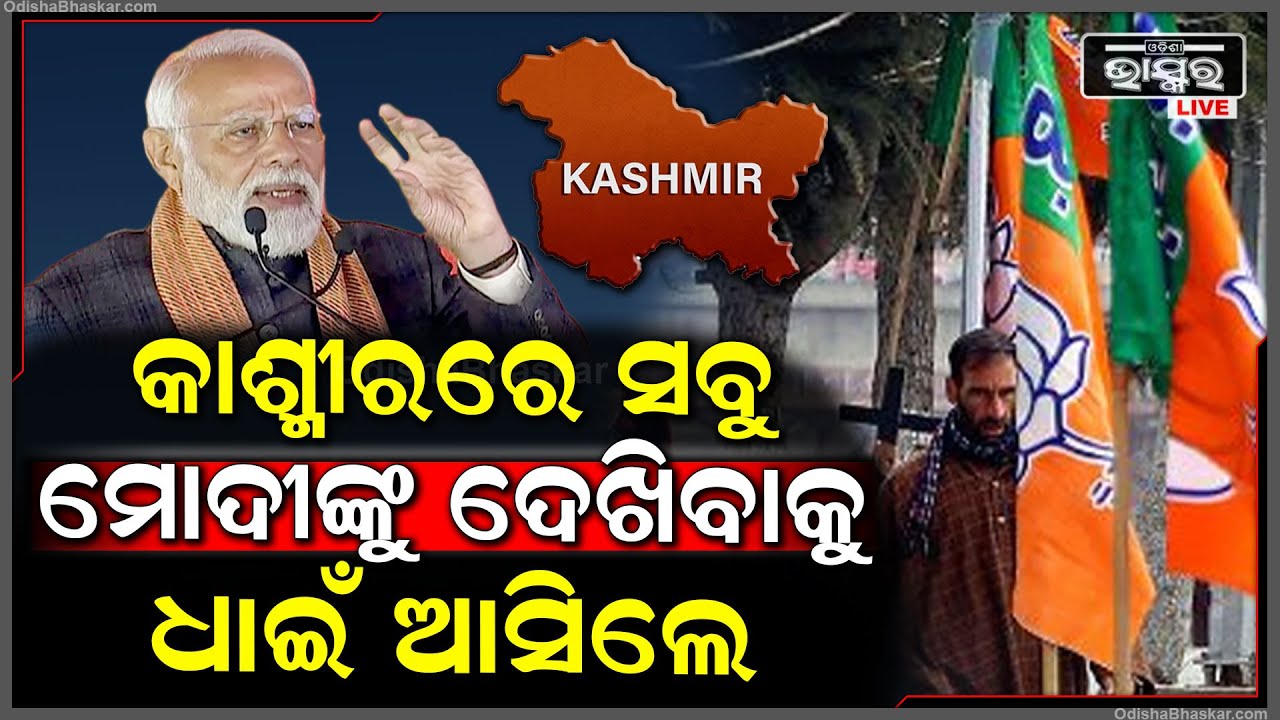 ପୁରା କାଶ୍ମୀରରେ ମୋଦୀଙ୍କ ନାରା.. ଧାରା ଉଠାଇଥିଲେ ଏବେ କାଶ୍ମୀର ଗଲେ..ମୋଦୀଙ୍କୁ କୋଳେଇ ନେଲା କାଶ୍ମୀର