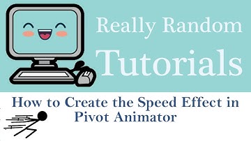 How to Create the Speed Effect In Pivot Animator
