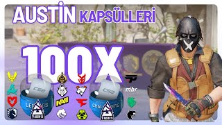 100 Kapsül Açtım İşte Çıkardıklarım... Cs2 Austin Major Kapsül Açılımı
