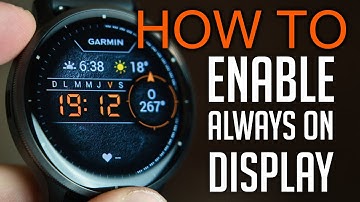 How to Enable Always On Display on Garmin Venu 3