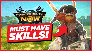 Monster Hunter Now - MUST HAVE ARMOR SKILLS (Is Lock On Worth it???)