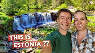 Travel vlog - Estonia keeps surprising us | From waterfalls to the sea (Day trip from Tallinn)
