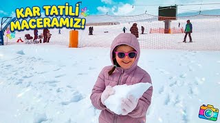 EĞLENCELİ KAR TATİLİMİZ‼️🤗✨️ERCİYES KAYAK MERKEZİ ‼️✨️