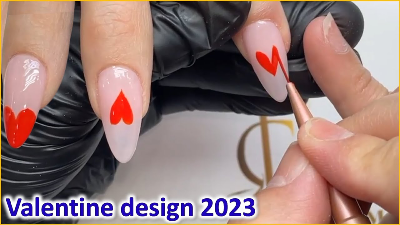 Vẽ trái tim design Valentine đơn giản nhẹ nhàng | Christine Lam - YouTube