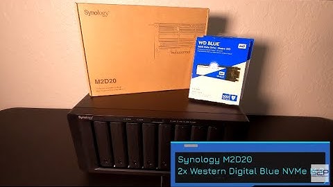 Synology NAS DS1819+ install M2D20 with Read and write Caching