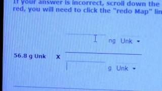Chem21 Two Unit Map Example (1 of 2)