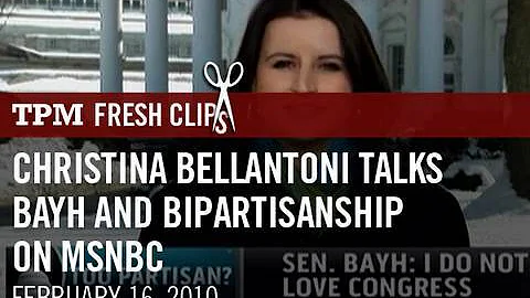 Christina Bellantoni Talks Bayh and Bipartisanship On MSNBC