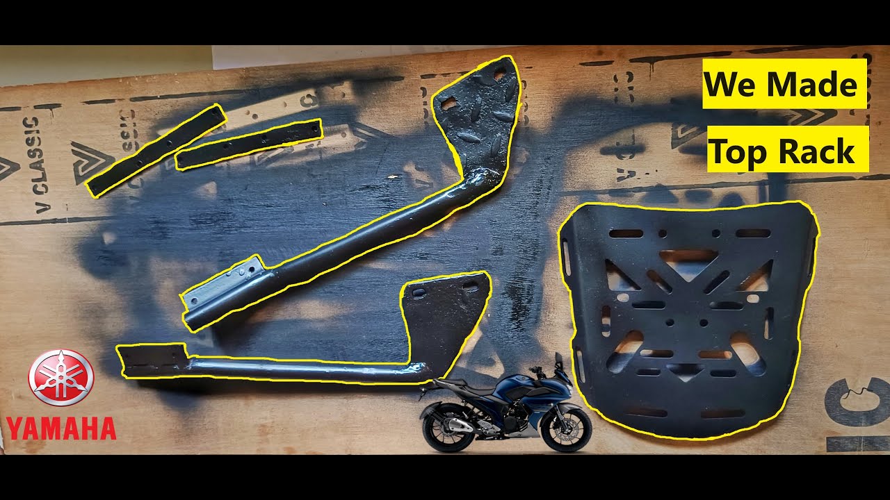 Fazer Bike Rack We Made Universal Top Rack For - Yamaha Fazer 250 | Universal Touring ...