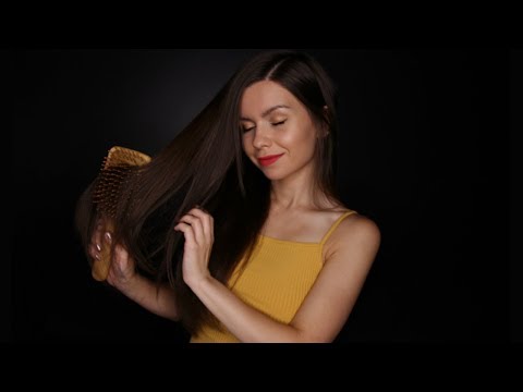 ASMR - Hair Brushing & Trigger Words 💖 + Some Tapping