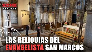 🎭VENECIA | Francisco ante las reliquias del evangelista San Marcos en Venecia